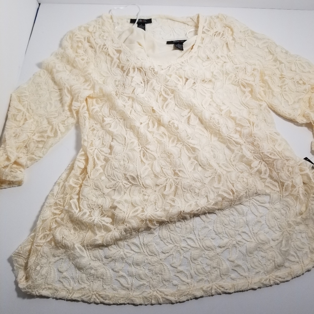 Style and Co womens knit vintage cream color